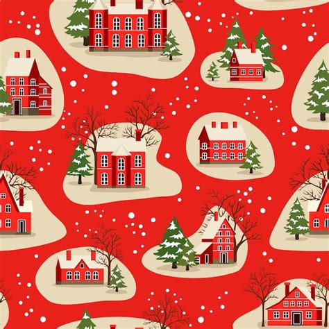 Premium Vector Christmas And New Year Seamless Pattern