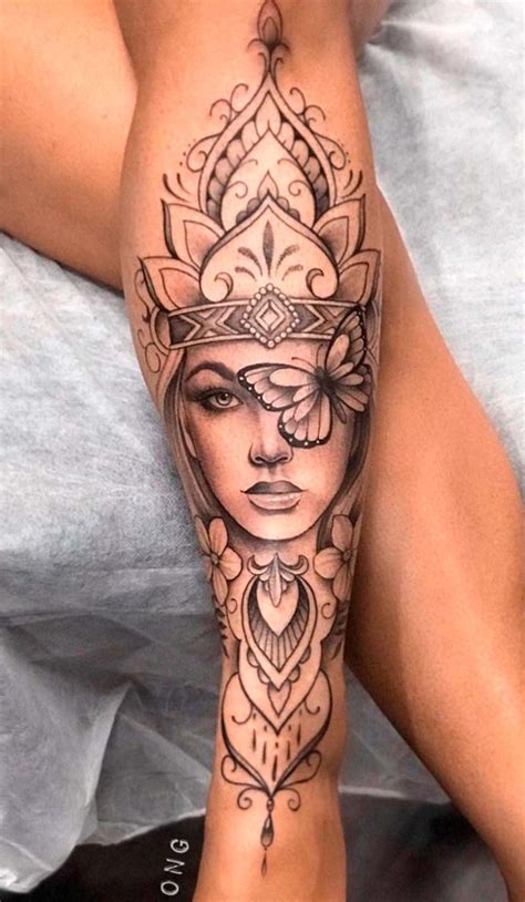 Tatuagens Femininas Na Perna Incr Veis Para Se Inspirar Top Tatuagens