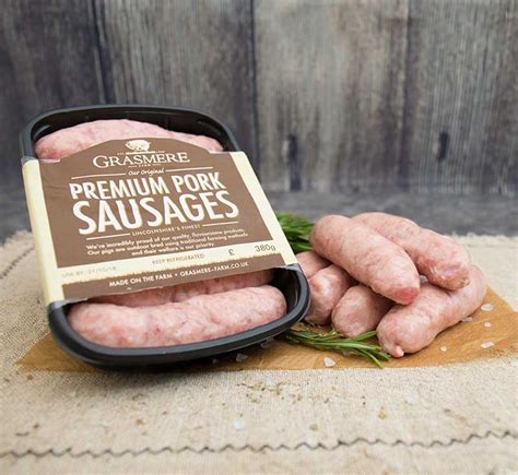 Grasmere Premium Pork Sausages 380g Grasmere Farm