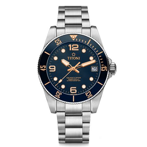 titoni seascoper  retro  mm time movement