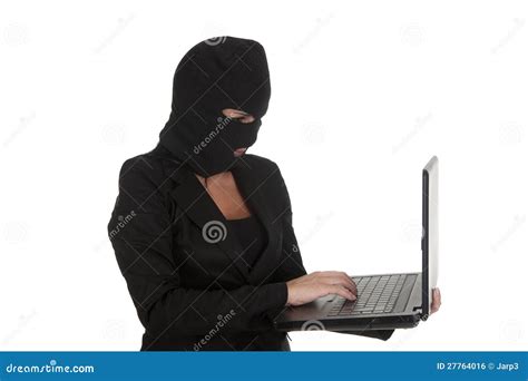 Хакер женщины стоковое фото. изображение насчитывающей зло - 27764016