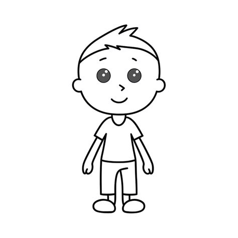 Boy Cartoon Images To Draw - Infoupdate.org