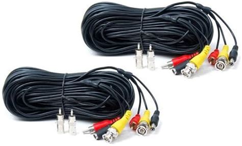 Amazon Videosecu Pack Ft Hd Security Camera Cables Pre Made