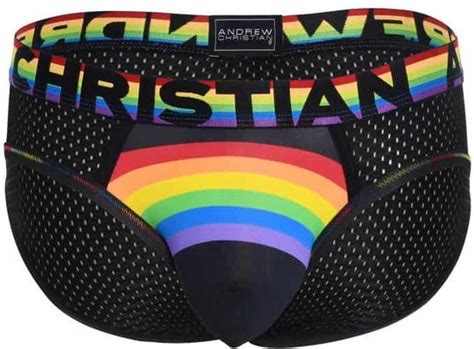 Andrew Christian Rainbow Arch Mesh Brief W Almost Naked MAAT M