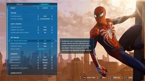 Here Are The PC Graphics Settings For Marvel S Spider Man Remastered