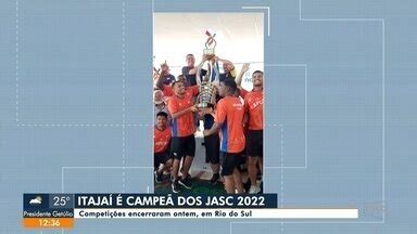 Jornal Do Almo O Sc Blumenau Itaja A Campe Dos Jogos Abertos