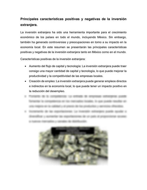 Solution Resumen Sobre Las Principales Caracter Sticas Positivas Y