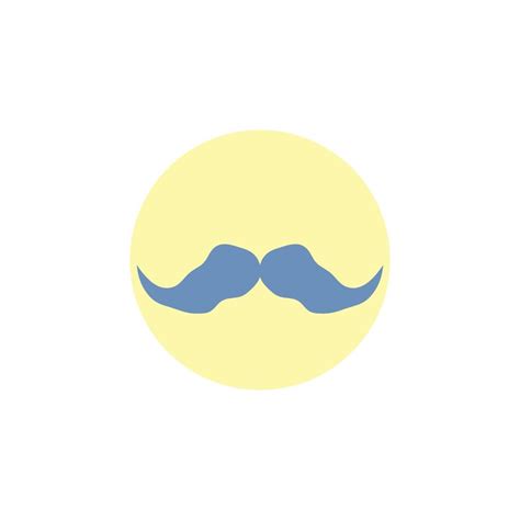 Bigote Inconformista Movimiento Masculino Icono De Glifo De Hombres