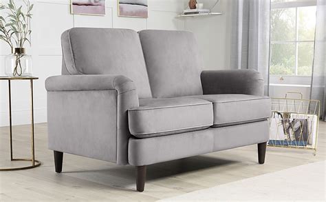 Pembroke Grey Velvet 2 Seater Sofa Furniture And Choice