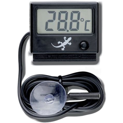 Exoterra Digitalt termometer - Terrariumtemperatur svart 4,5 cm | ZOO.no