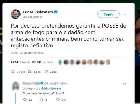 Decreto Irá Liberar Posse De Arma Para Quem Não Tem Ficha Diz