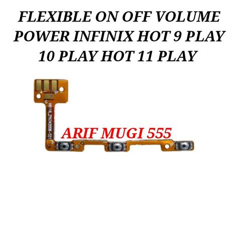 Flexible Flexibel Power On Off Volume Infinix Hot 10play X688 Hot 9play