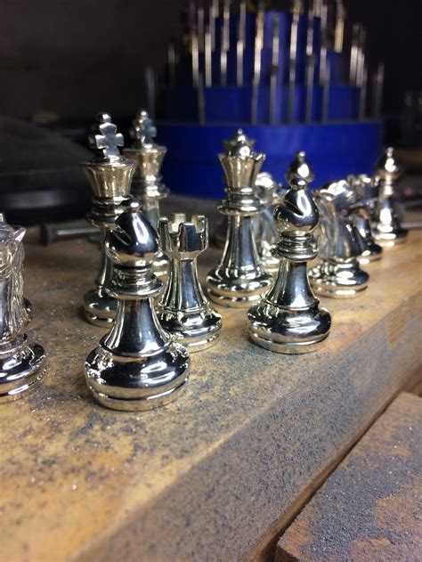 Solid Silver Chess Set - Etsy