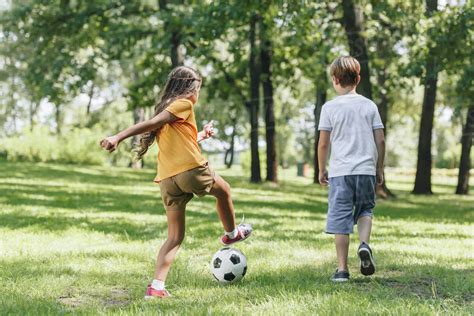 Children Playing Soccer