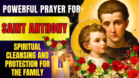 🙏prayer To Saint Anthony For Breaking Every Evil Stronghold Saint Anthony S Intercession Youtube