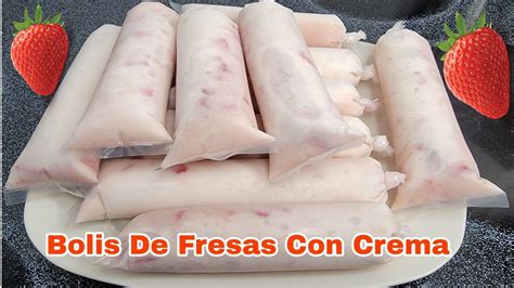 Descubrir Imagen Bolis De Fresa Receta Abzlocal Mx