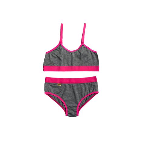 Comprar Conjunto Ponto Certo Juvenil Jade Sem Bojo Viscolycra Conforto Ponto Certo Lingerie