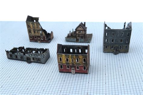 Destroyed buildings pack – 3D Miniature Vault