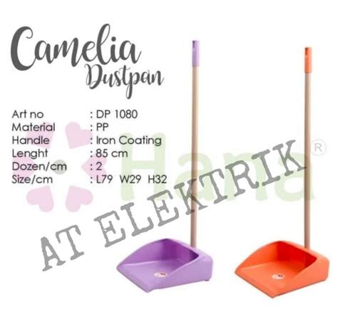 Pengki Hana Camelia Dustpan Pengki Plastik Serokan Sampah Hana