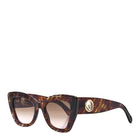 Fendi Acetate F Is Fendi Ff 51mm Cat Eye Sunglasses Tortoise Camouflage 1269053 Fashionphile