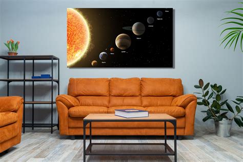 Solar System Wall Art Planets Poster Space Wall Decor Space Science