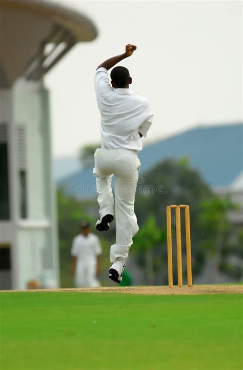 A cricket bowler stock photo. Image of player, bowling - 1084634