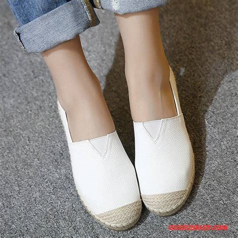 Damskie Mokasyny Slip On Loafers Damska Du Y Buty Z Oty Bia Y