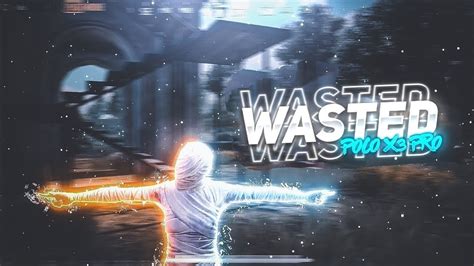 Wasted Finger Gyroscope Bgmi Montage Poco X Pro Youtube