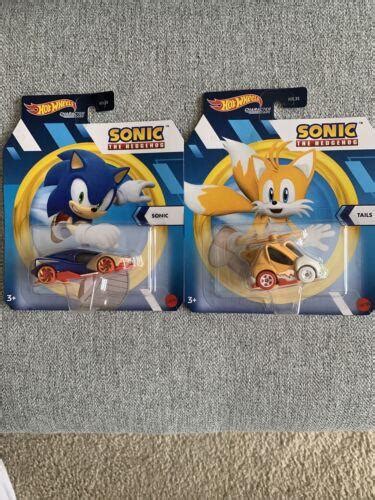 HOT WHEELS SONIC THE HEDGEHOG SONIC & TAILS CHARACTER CARS LOT OF 2 ...