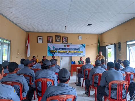 Pelatihan Linmas Desa Ambal Tahun Desa Ambal