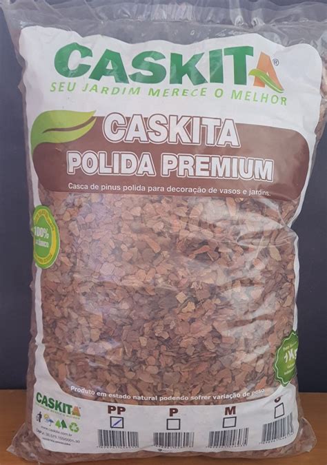 Casca De Pinus Polida Premium PP Caskita Alegro Verde