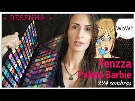 Fenzza Barbie Paleta Sombras Review Youtube