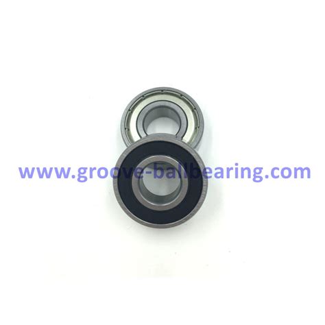 Single Row Radial Bearing 6000 RS, 6000-2RS Miniature Bearing For ...