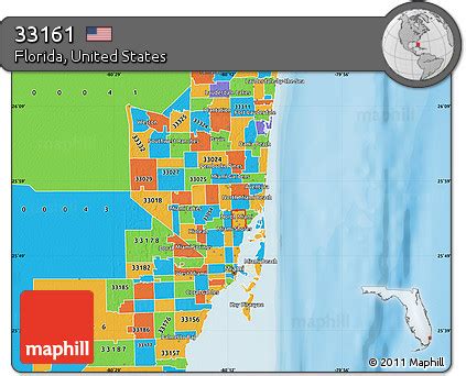 33161 Zip Code Map - Dolley Hollyanne