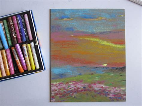 Techniques for Blending With Oil Pastels | Oil pastel techniques, Oil ...