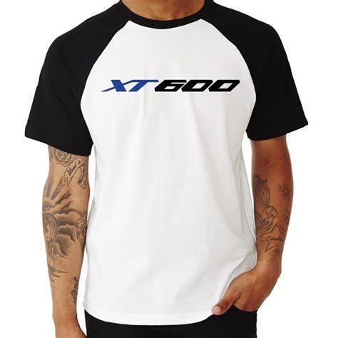 Camiseta Raglan Moto Yamaha Xt Logo Shopee Brasil