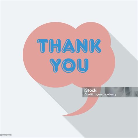 Thank You Speech Bubble Icon Series Stock Illustration Download Image Now Advertisement