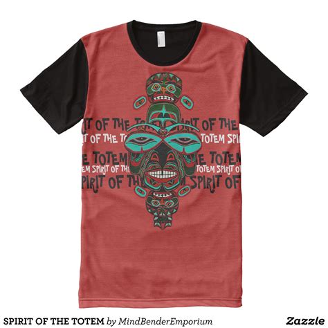 SPIRIT OF THE TOTEM All Over Print SHIRT Visually Stunning Graphic T