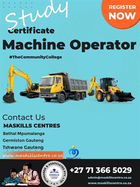 Mining And Construction Machine Operator Training Courses Workplace