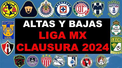 Ltimas Altas Y Bajas Liga Mx Actualizado Futbol Estufa