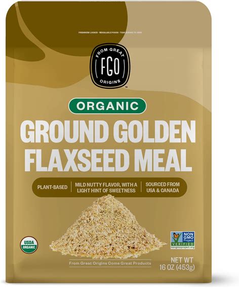 Amazon Spectrum Organic Ground Flaxseed Oz Flaxseeds Spices