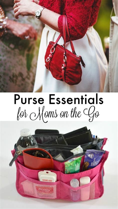 Purse Essentials List For Moms On The Go Purse Essentials Purse