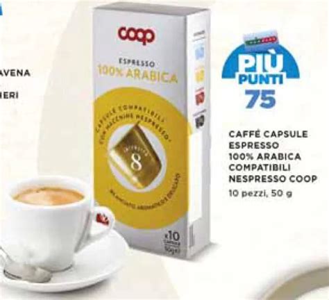 Coop Nespresso Caff Capsule Espresso Arabica Compatibili Pezzo