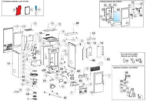 Onderdelen Tekening Innofire Chip Pelletkachel Onderdeel Be