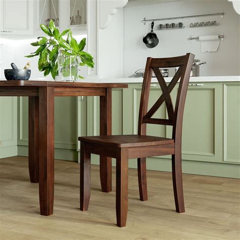 3 Piece Wood Drop Leaf Breakfast Nook Dining Table Set With 2 X Back Chairs Shopstyle