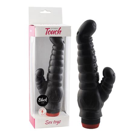 Vibrador Gusanito Doble Placer Negro Sex Shop Tentaciones