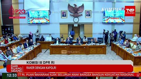 Panas Adu Mulut Sesama Anggota Komisi Iii Di Rdp Kapolri Dipicu Bahas