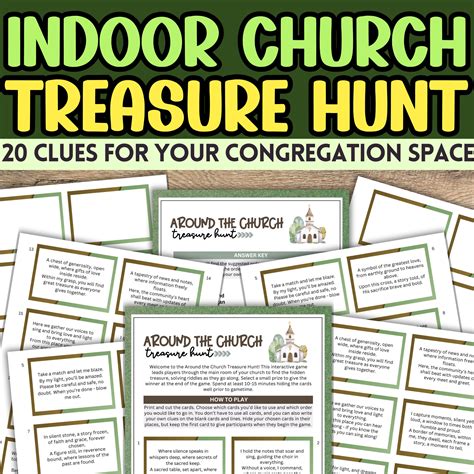 Printable Church Scavenger Hunt - Printable