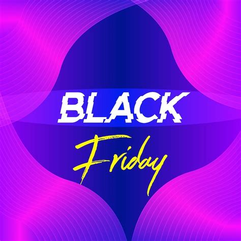 Black Friday Night Modern D Abstract Banner Publicitario Para El