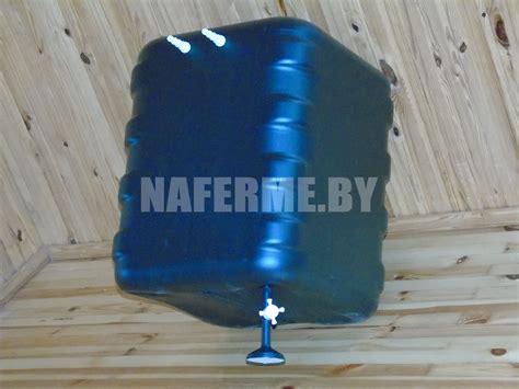 Бак для душа «Альтернатива» (пласт. кран) на 150 литров | НА ФЕРМЕ